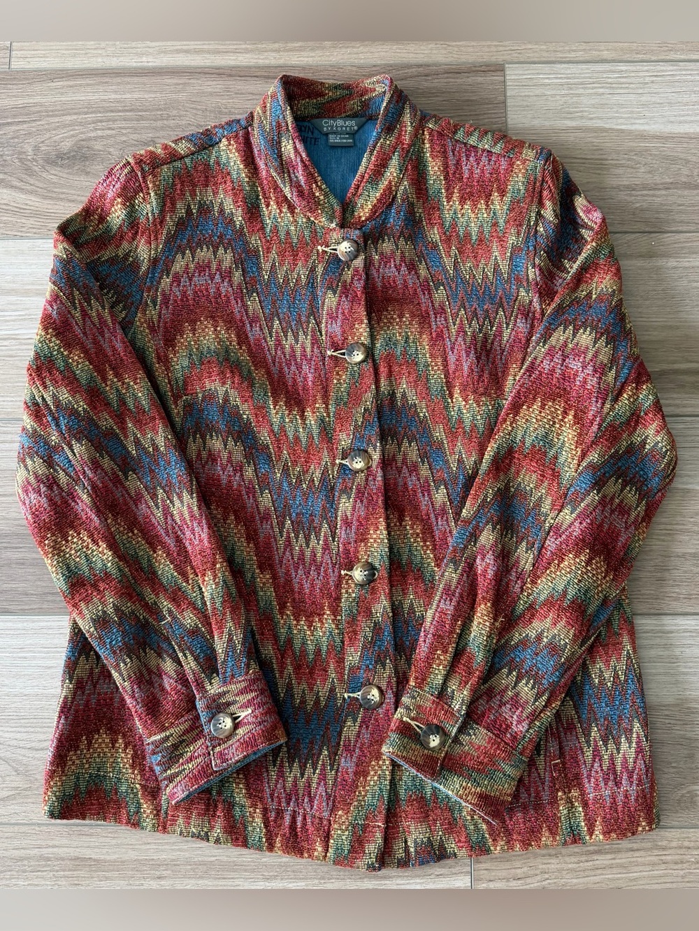 Vintage Boho Chic Psychedelic Tapestry Jacket